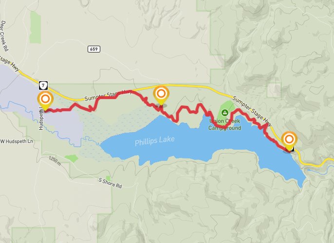 Phillips North Shoreline #2 mobile static map