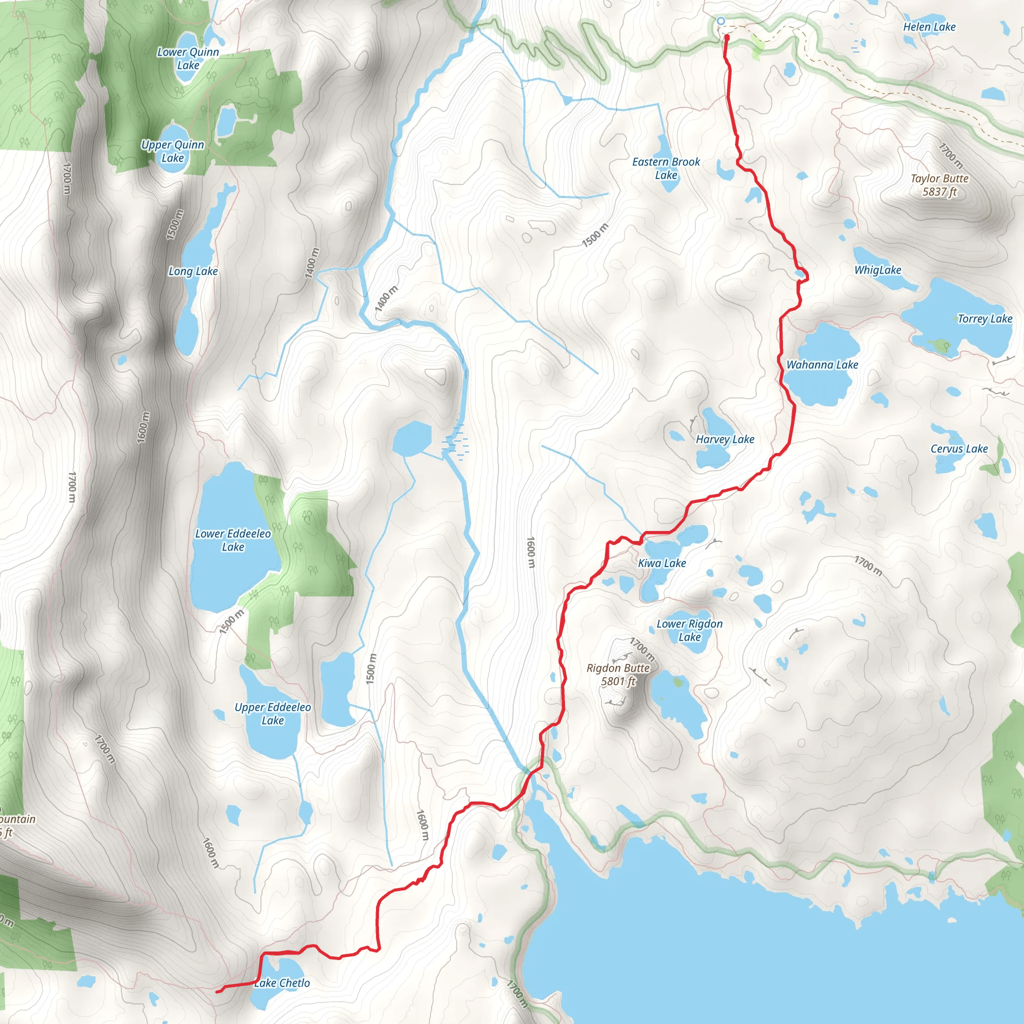 Wahana Trail mobile static map