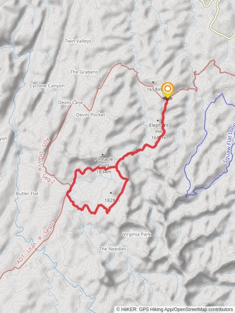 Elephant Hill and Chesler Park Loop Trail San Juan County Utah