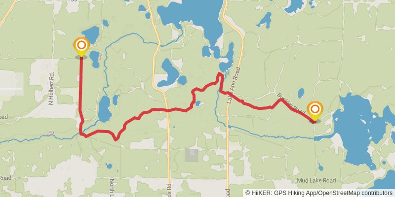 Shore To Shore Trail stage 2 Map