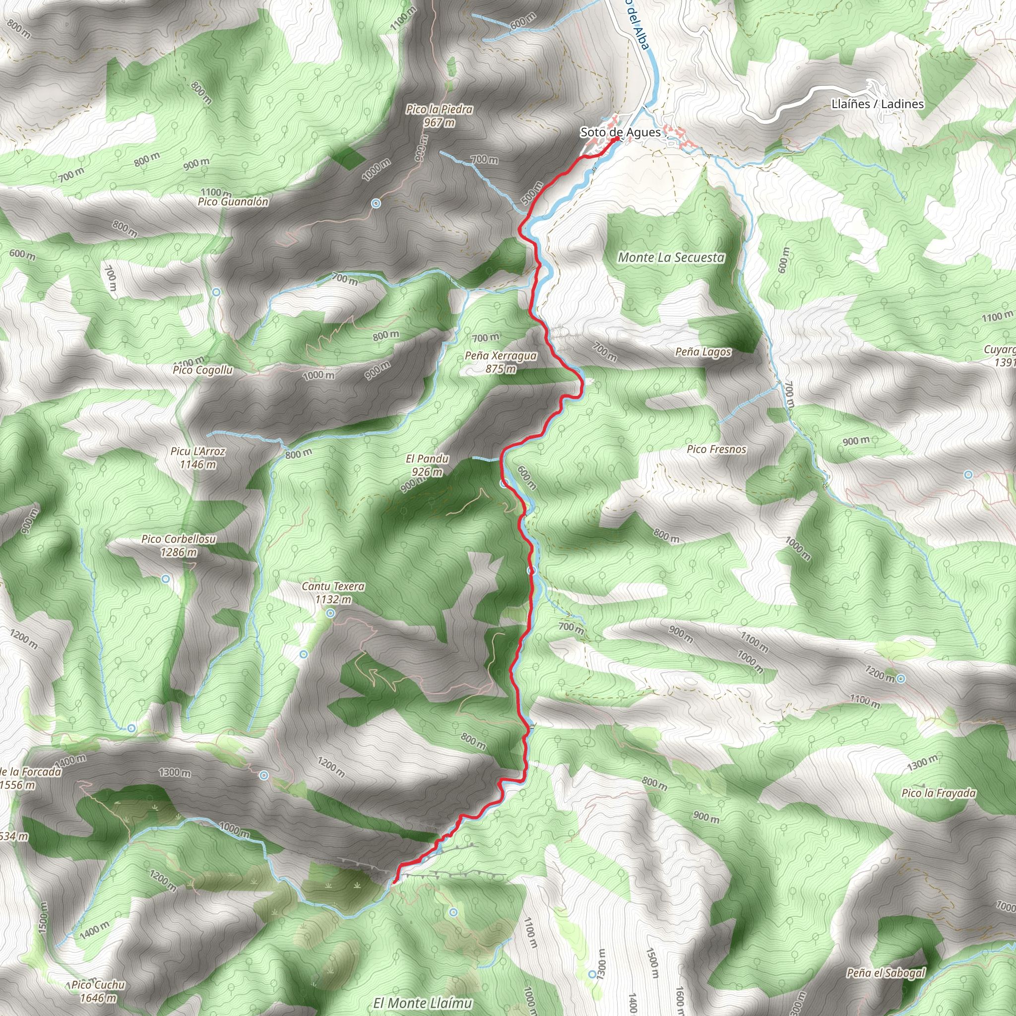 Route of the Dawn mobile static map
