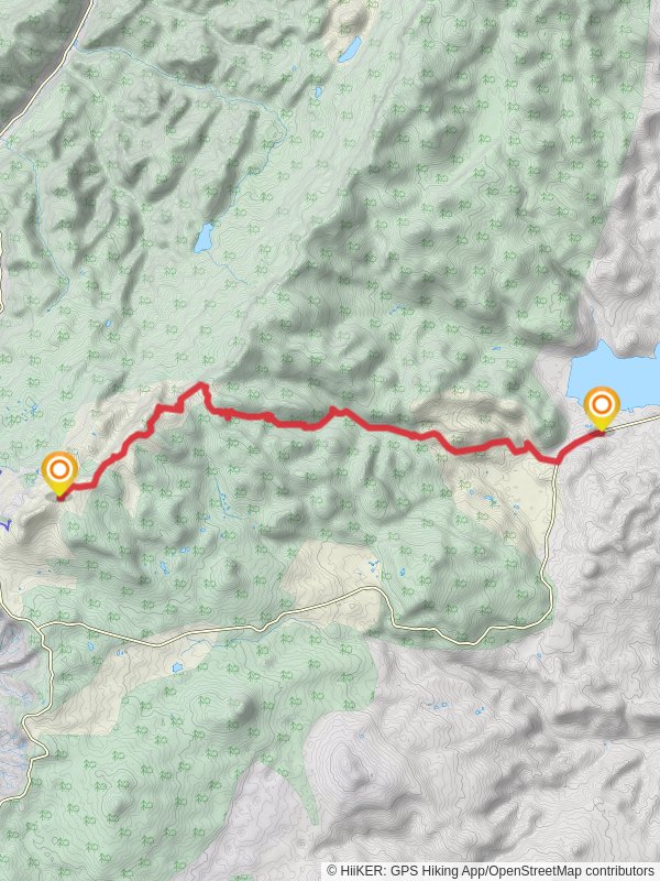 Sidney Peaks Trail to Panguitch Lake