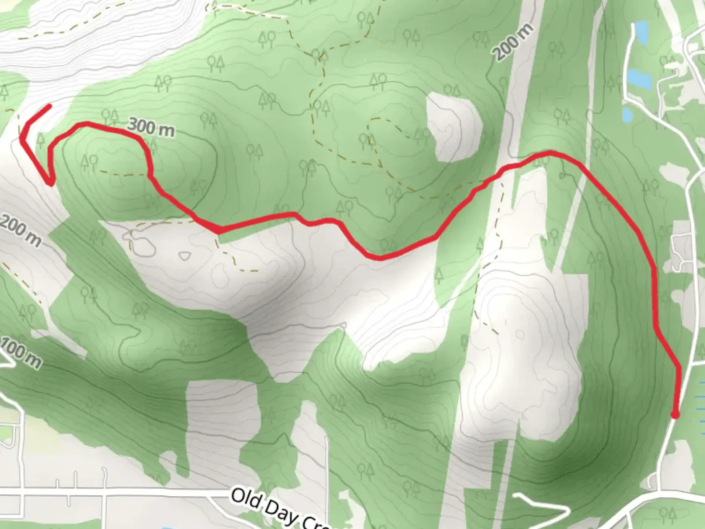 An image depicting the trail Morford Road Lookout - West and its surrounding area.