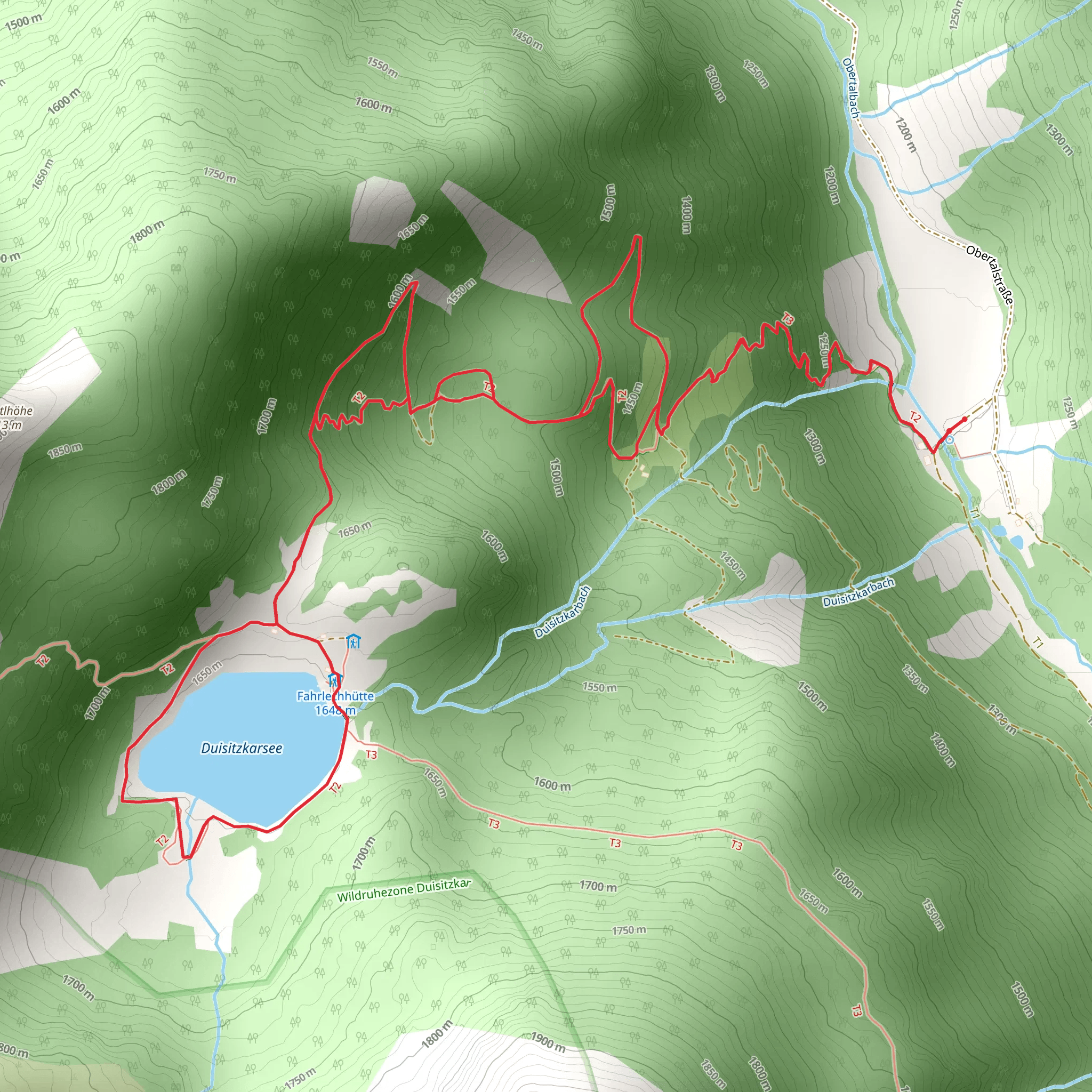 Duisitzkarsee Lake mobile static map