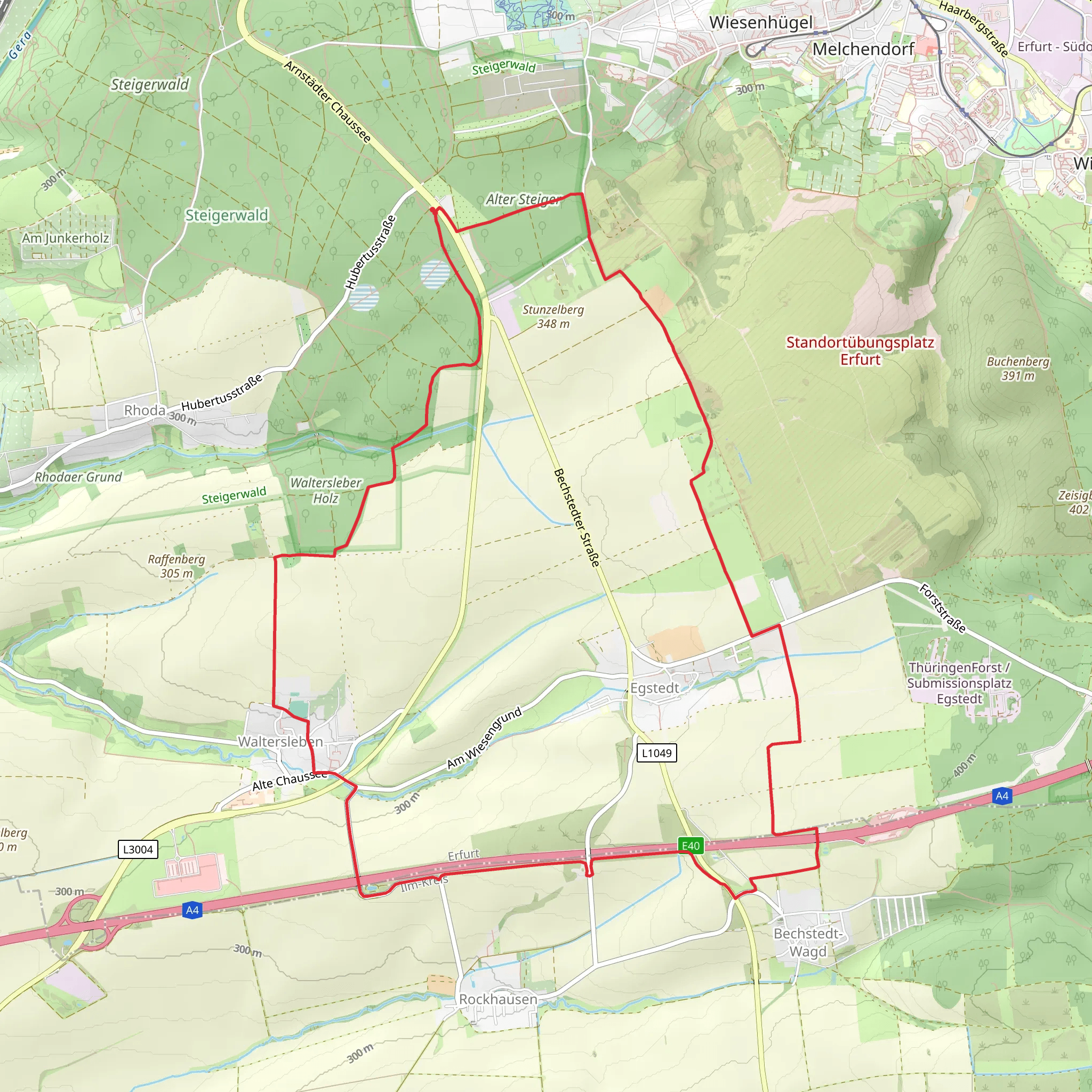 Nonnenholz Loop mobile static map