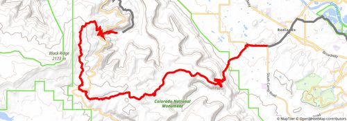 American Discovery Trail South Route stage 276 Map