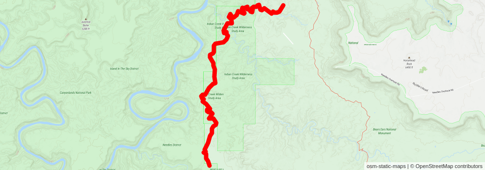 Southwestern Horseshoe Trail stage 7 Map