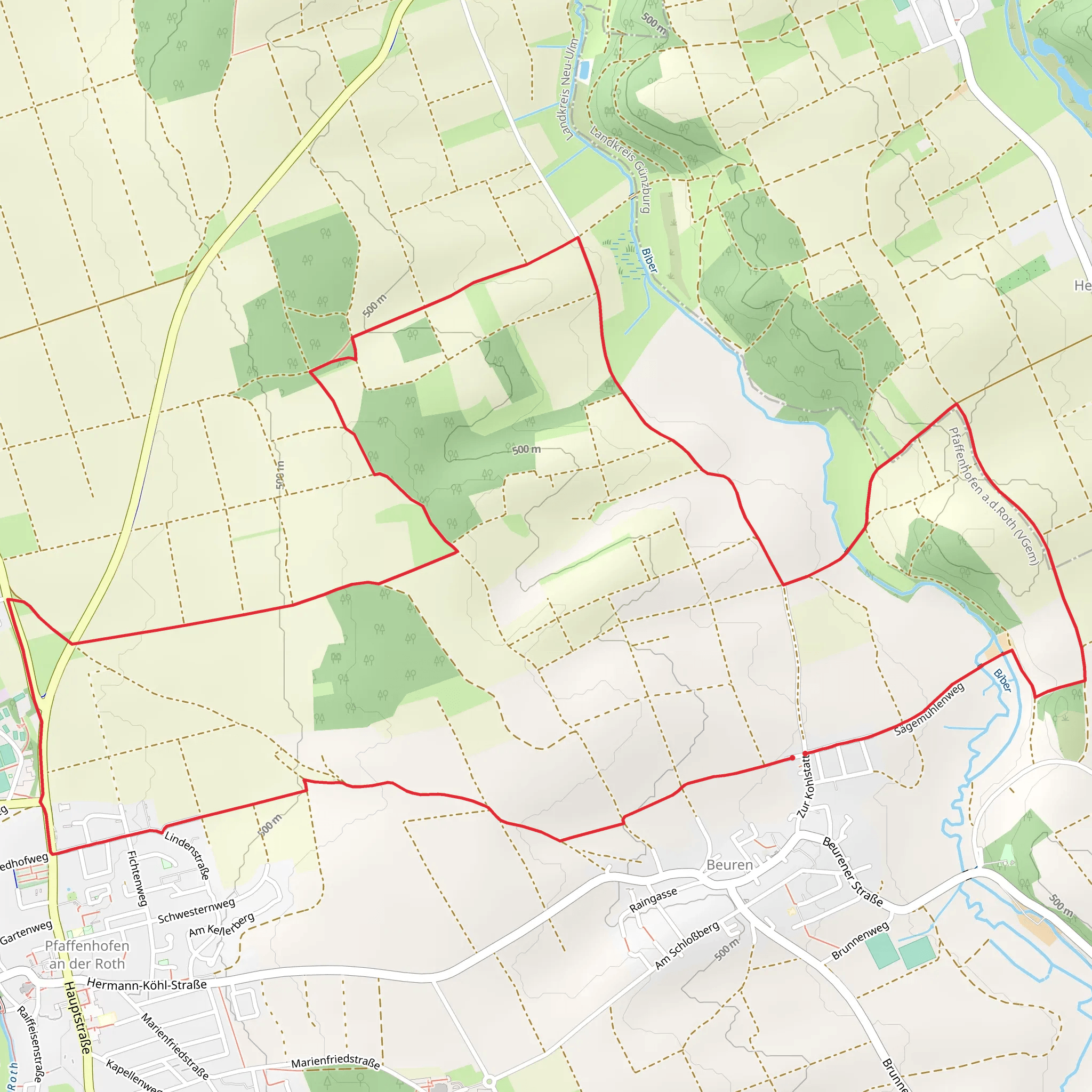 Dreitaeler mobile static map