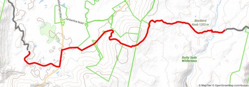 American Discovery Trail South Route stage 31 Map