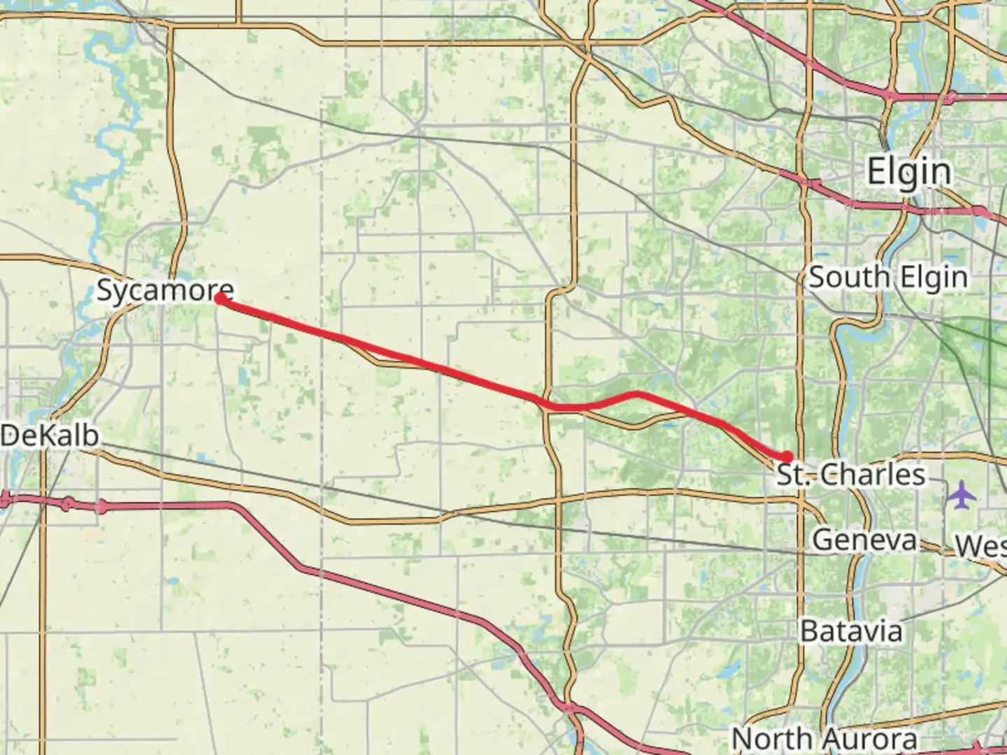 An image depicting the trail Great Western Trail from Dean Street and its surrounding area.