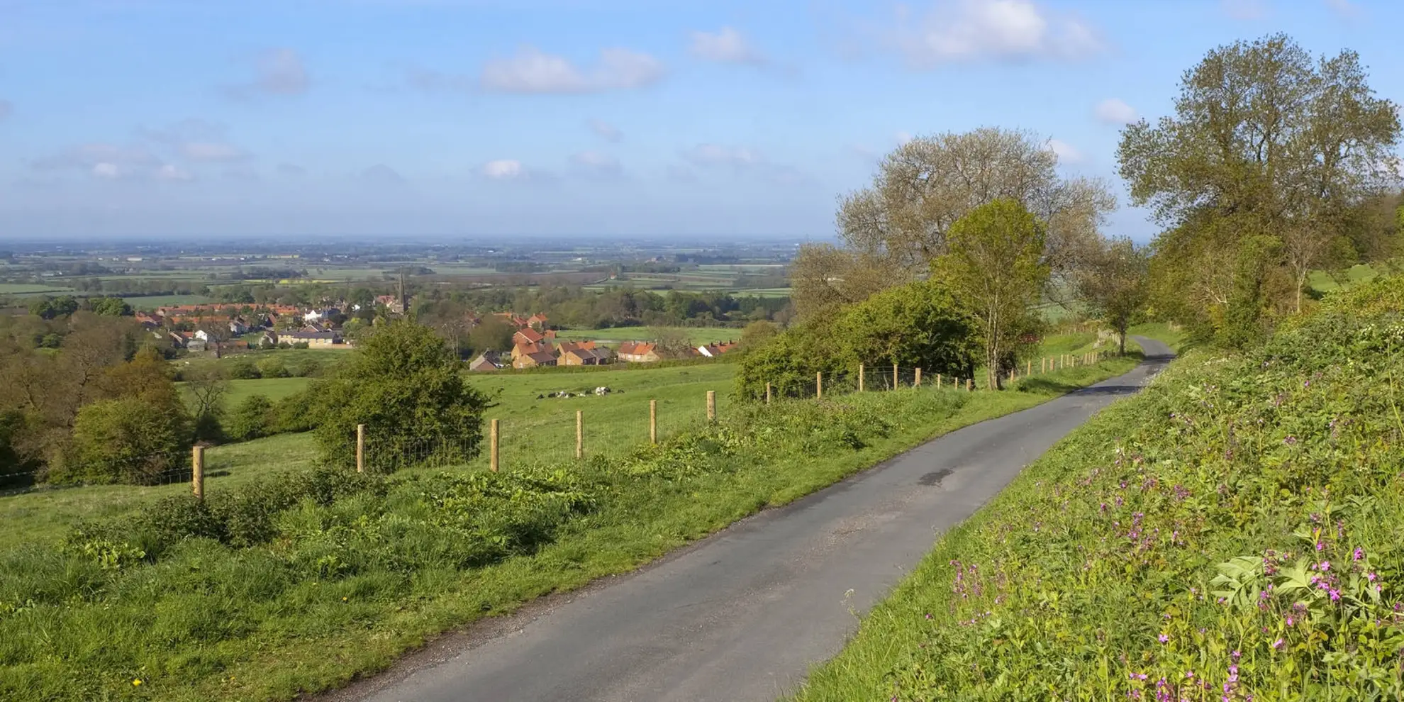 An image depicting the trail Bishop Wilton from Millington and its surrounding area.