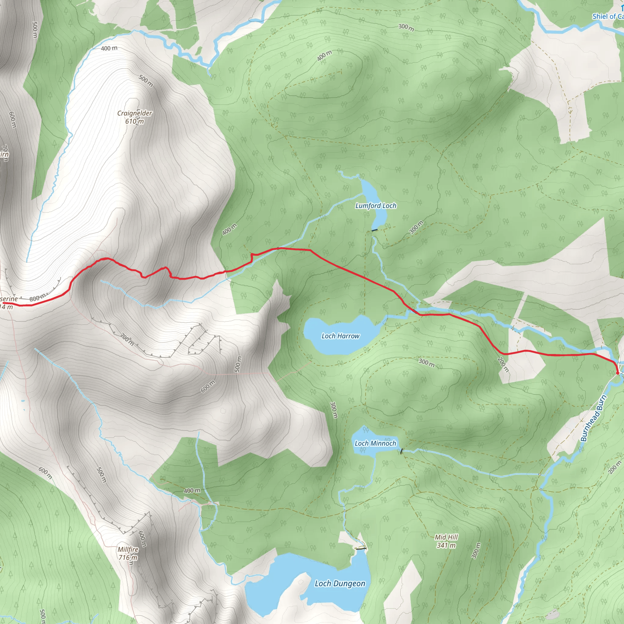 Corserine mobile static map