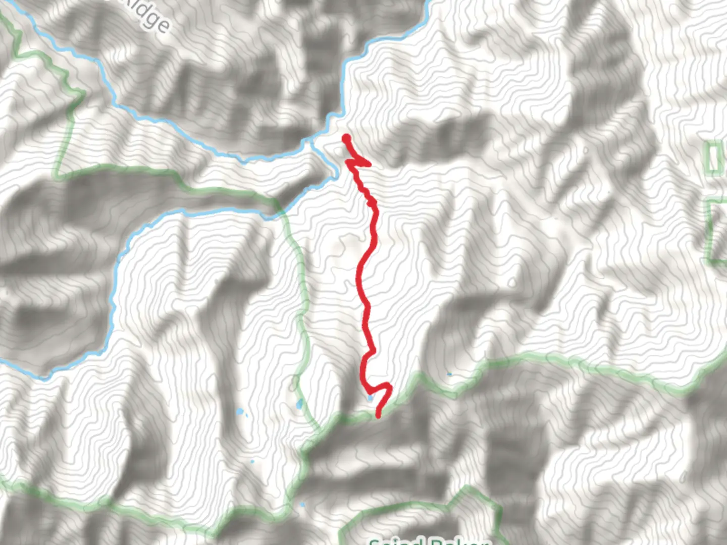 An image depicting the trail Echo Lake via Horse Camp Trail and its surrounding area.