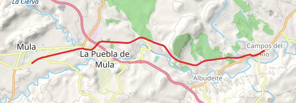 GR 250 Camino del Apóstol stage 6 Map