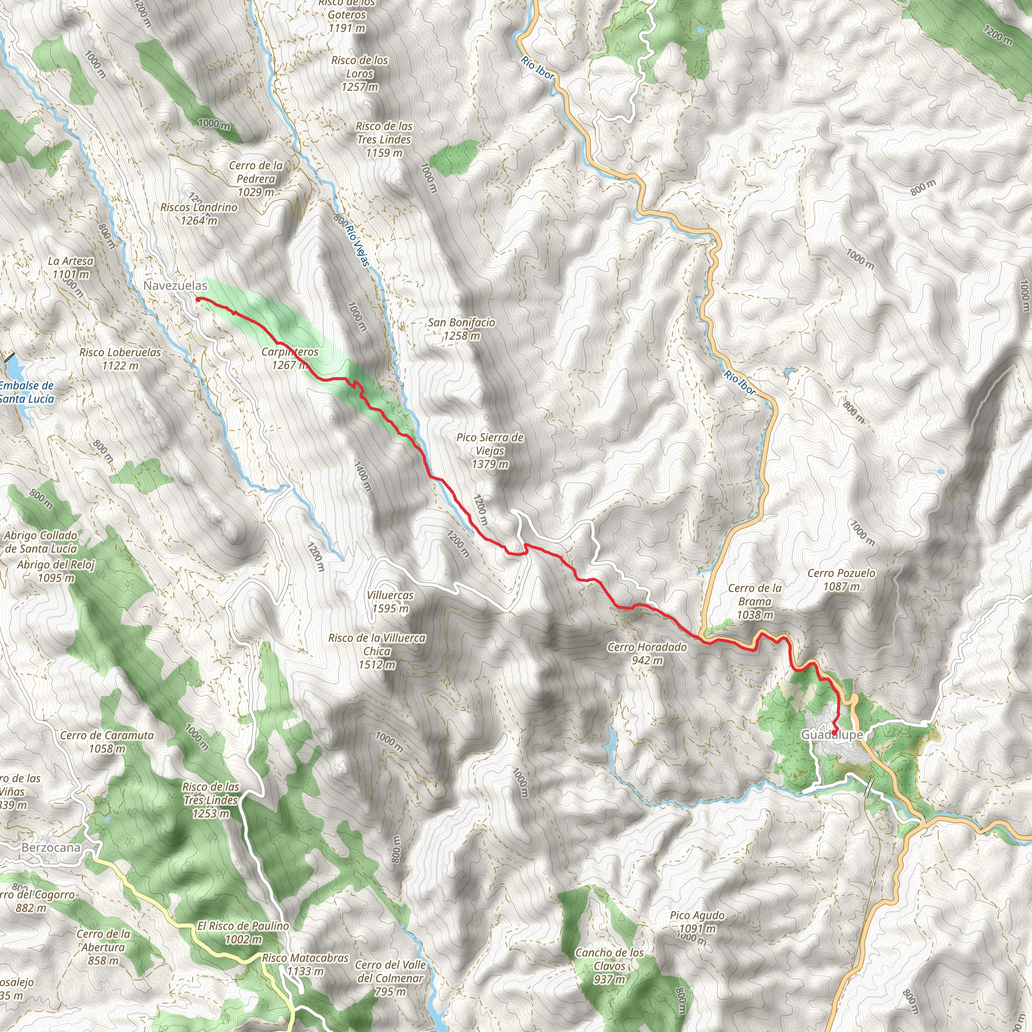 GR 117 Travesía de Alfonso Onceno mobile static map