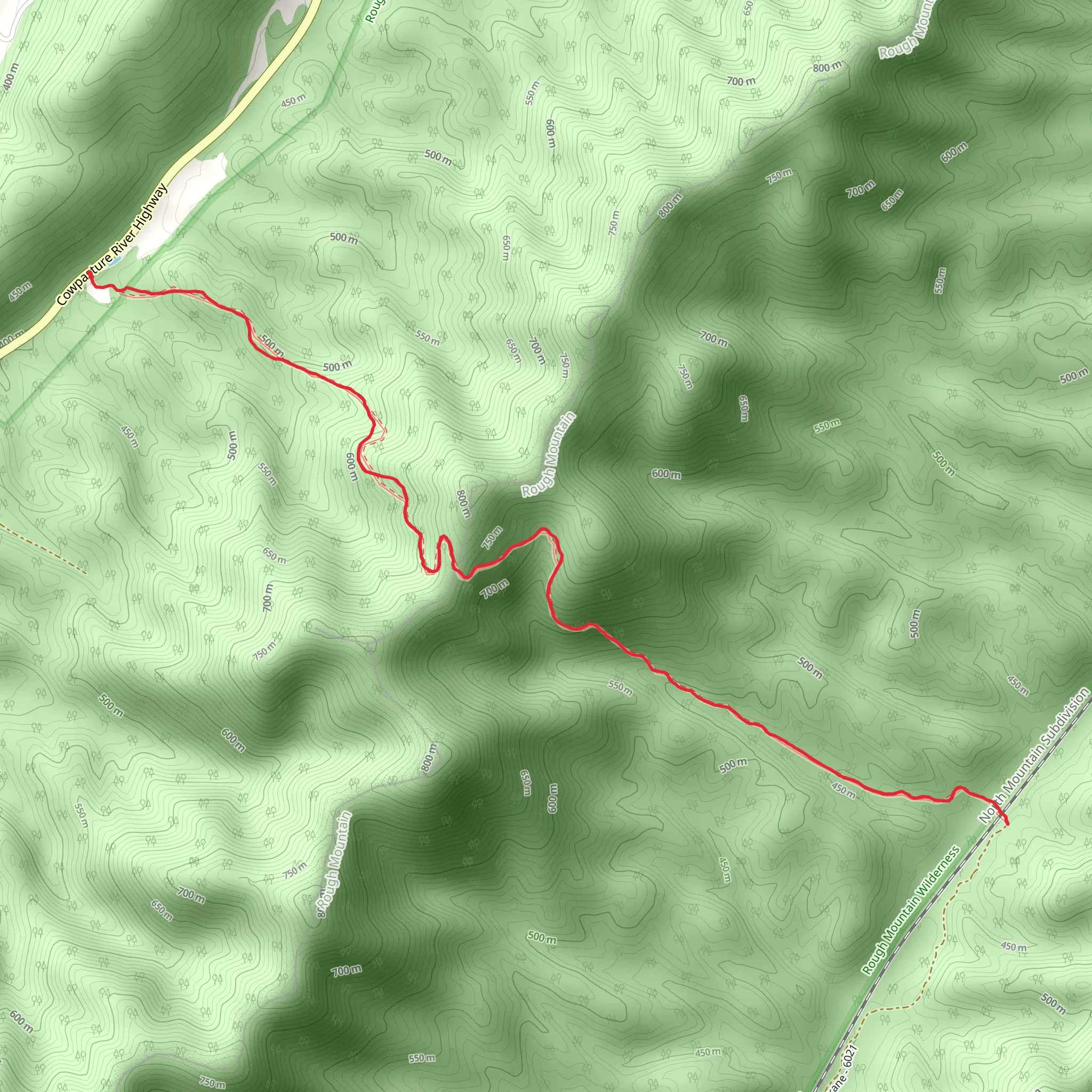 Crane Trail mobile static map