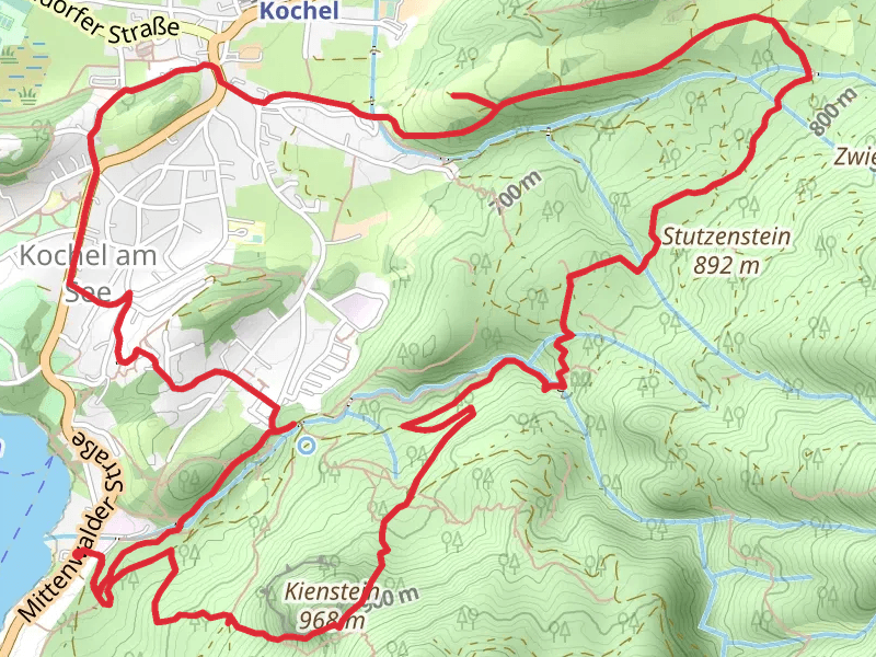 Lainbach via Wasserfall Runde