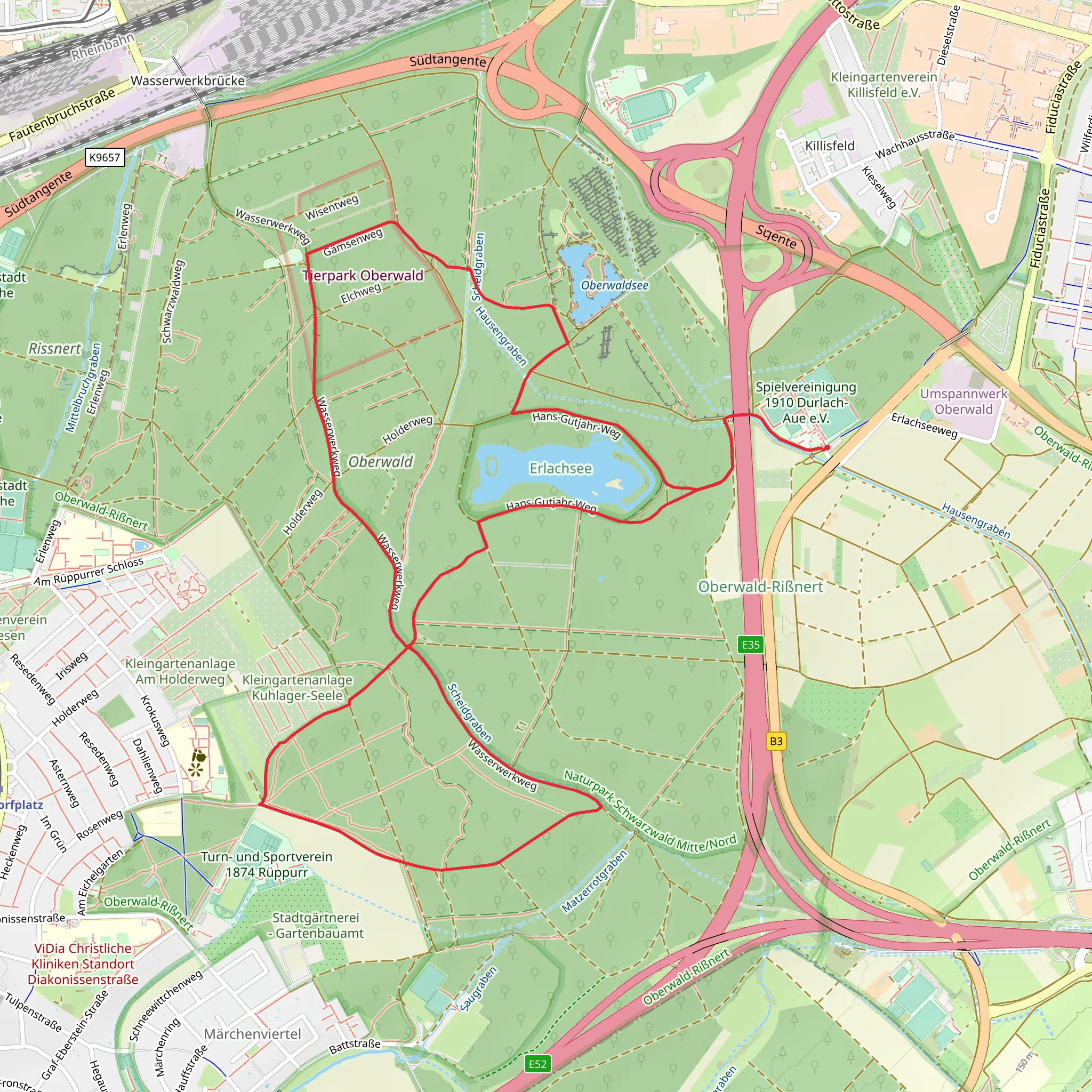Hans-Gutjahr Weg and Wasserwerkweg mobile static map