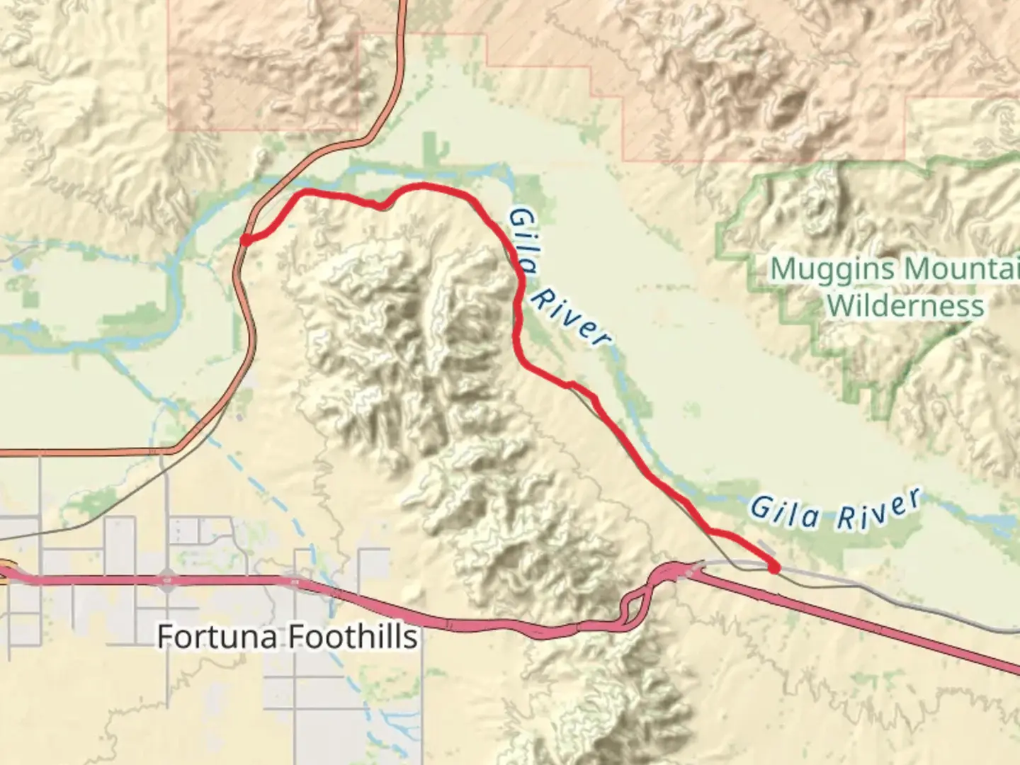 An image depicting the trail Dome Valley Road and its surrounding area.