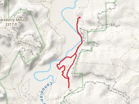 Canadian River Walk along