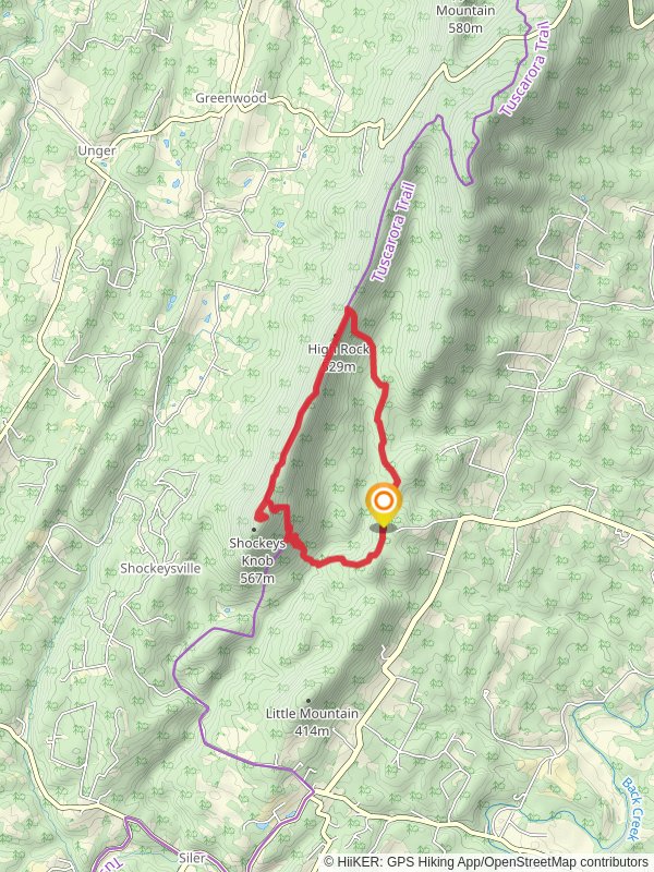 Shockeys Knob and High Rock Loop
