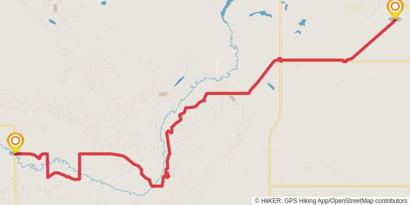 North Country Trail stage 9 Map