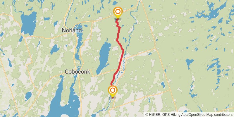 Ganaraska Trail stage 6 Map