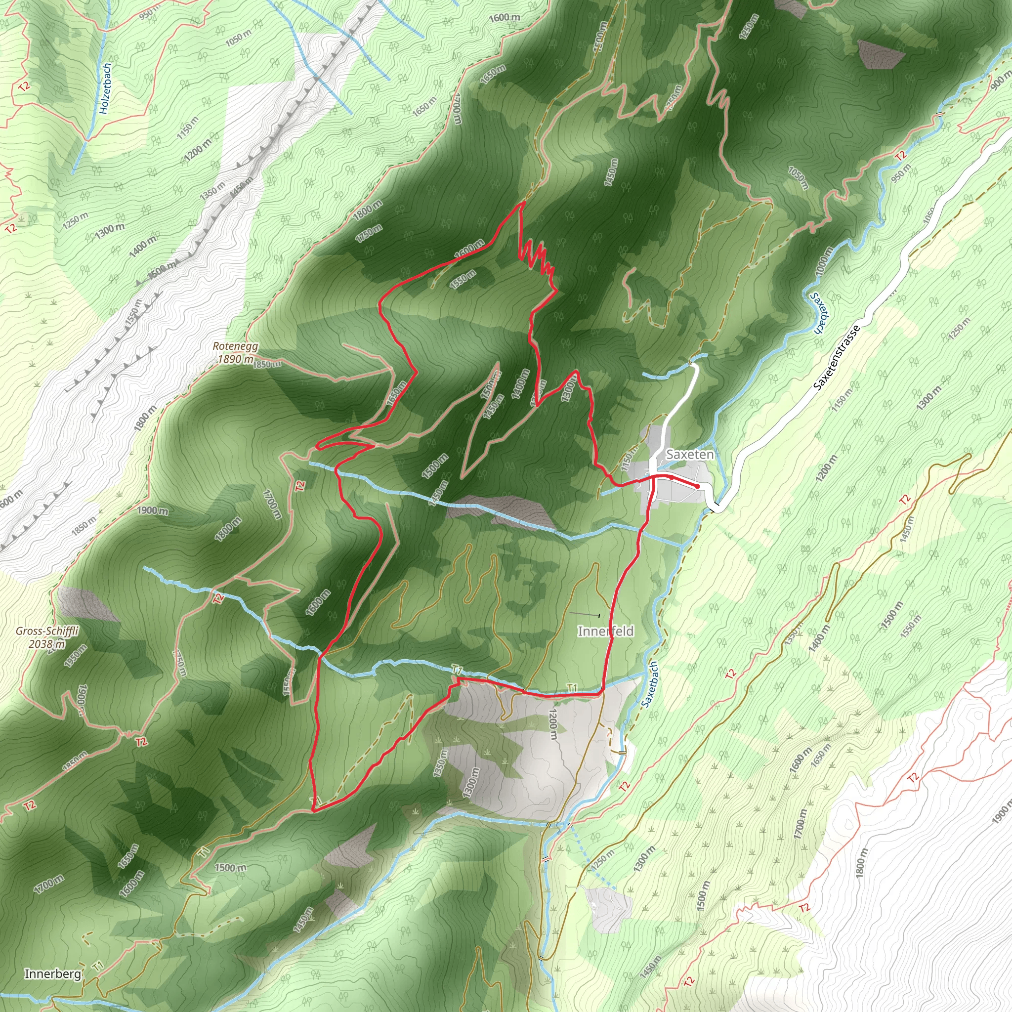 Saxeten – Blattisegg – Ramsermatte mobile static map