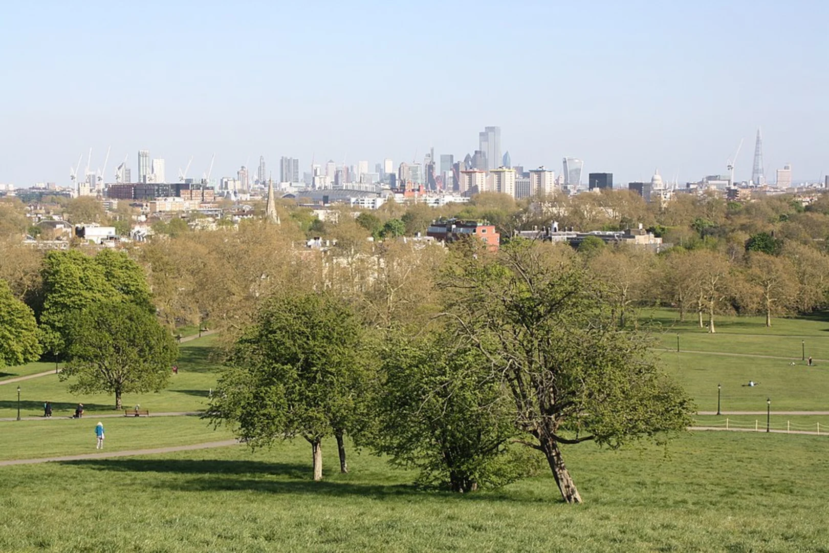 An image depicting the trail Primrose Hill via Silverhill Trail and its surrounding area.
