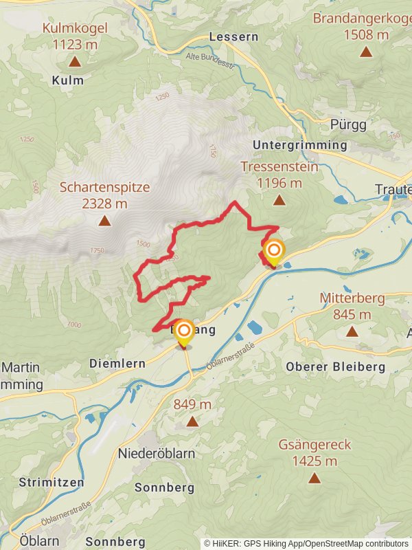 Espang to Niederstuttern mobile static map