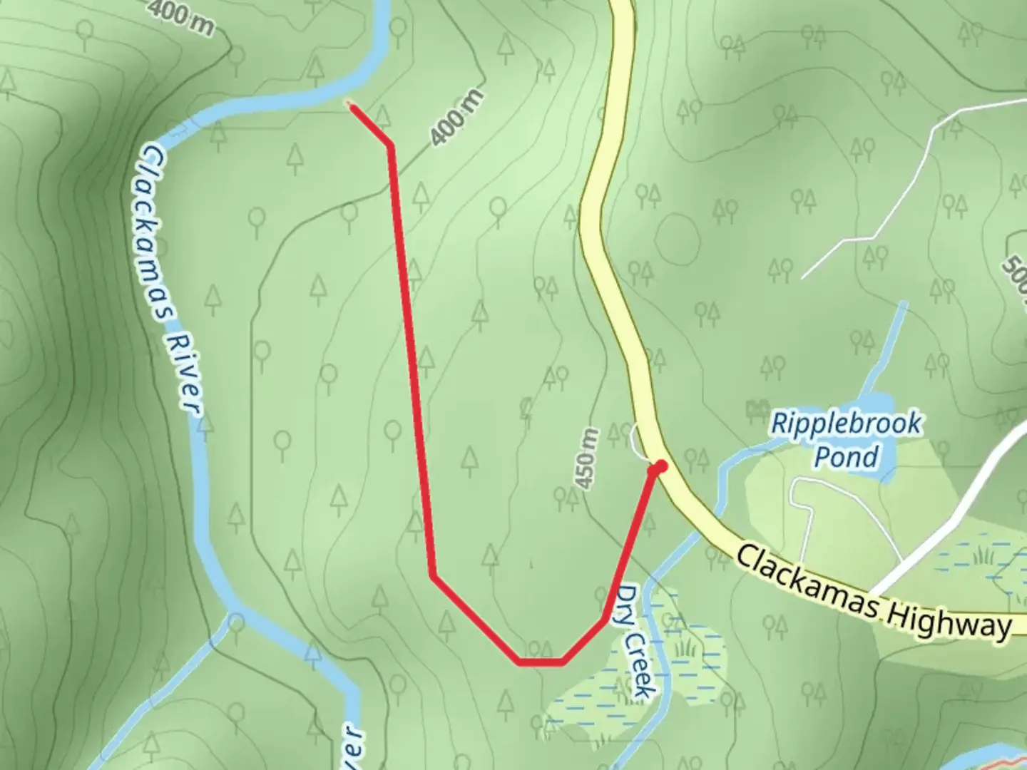 An image depicting the trail Alder Flat Trail and its surrounding area.