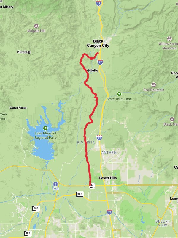 Maricopa Trail - Black Canyon Trail