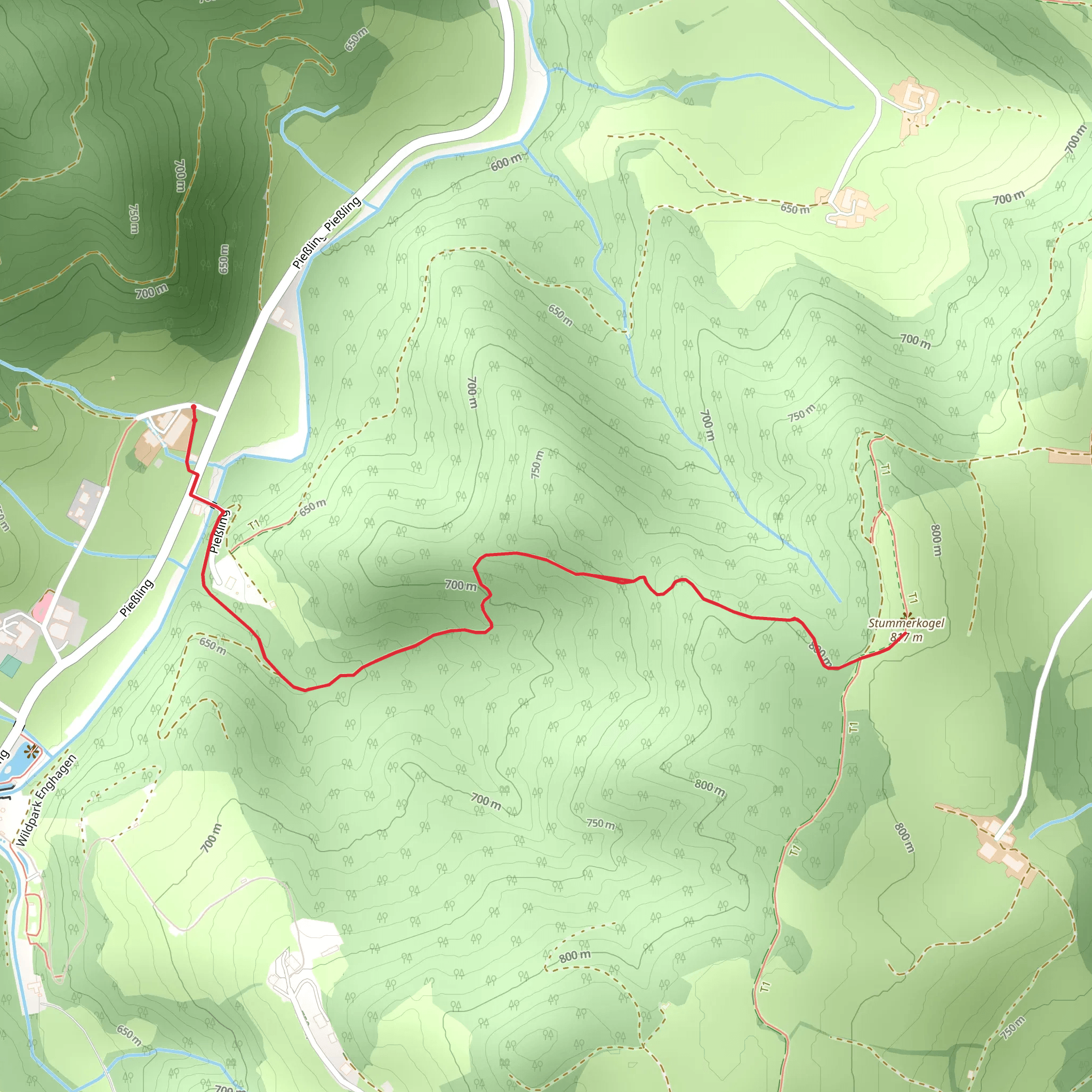Stummerkogel - Kaixen mobile static map