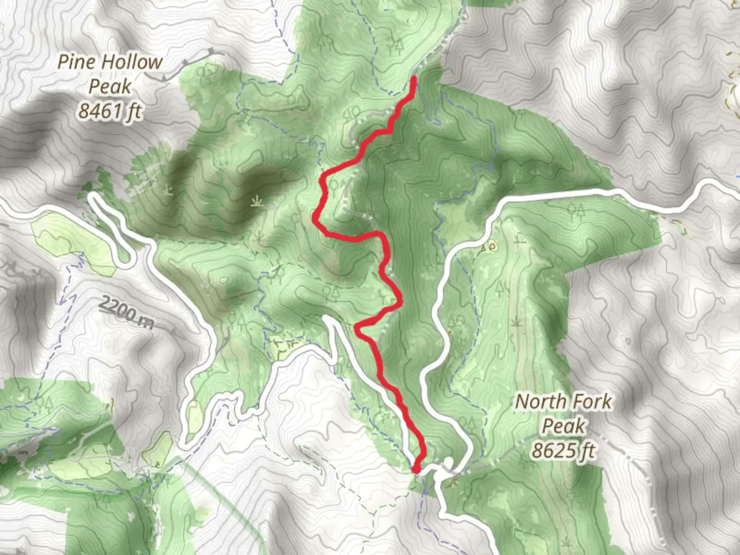 An image depicting the trail Ridge Trail and its surrounding area.