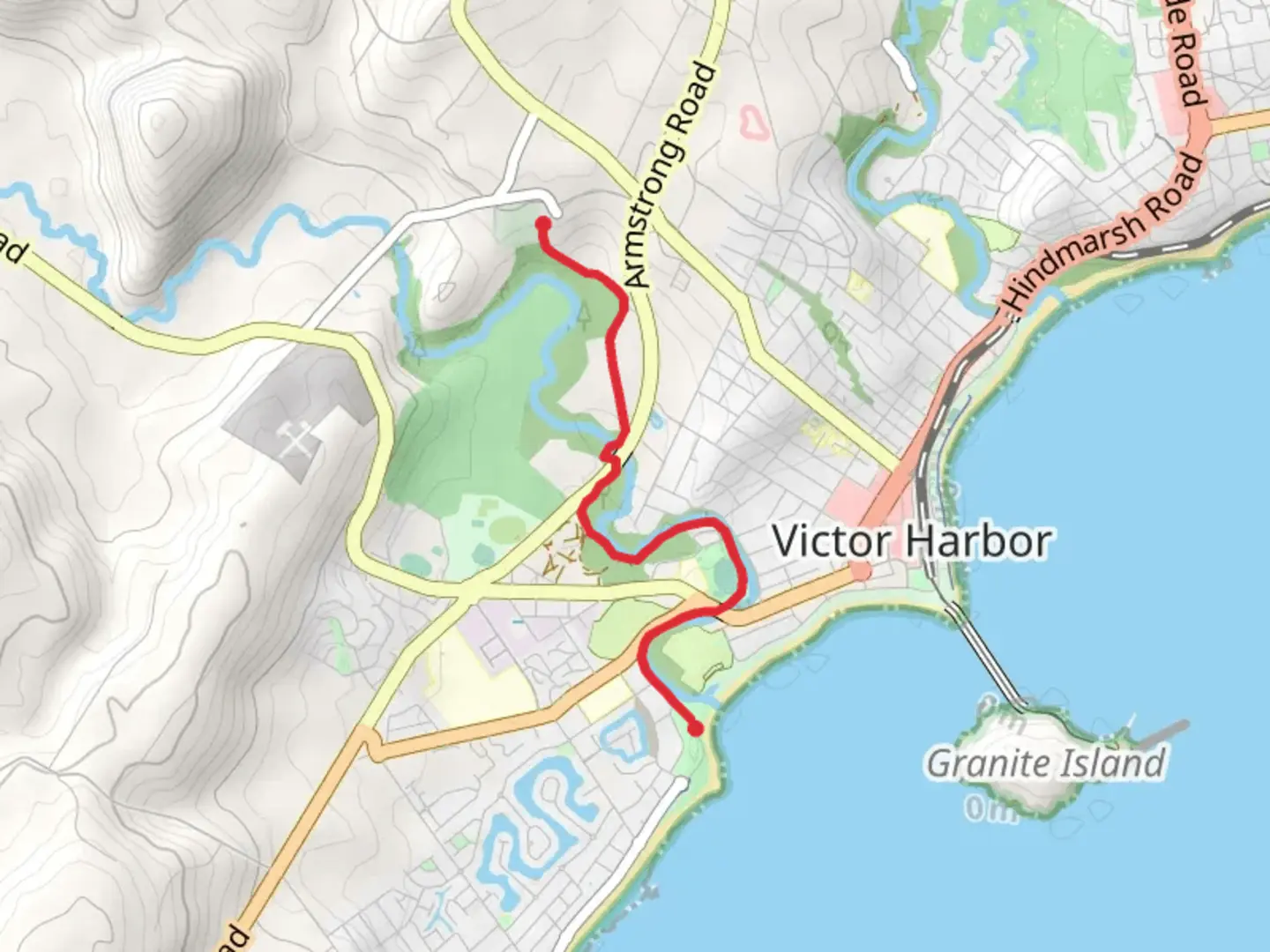 An image depicting the trail Inman Valley Walk and its surrounding area.