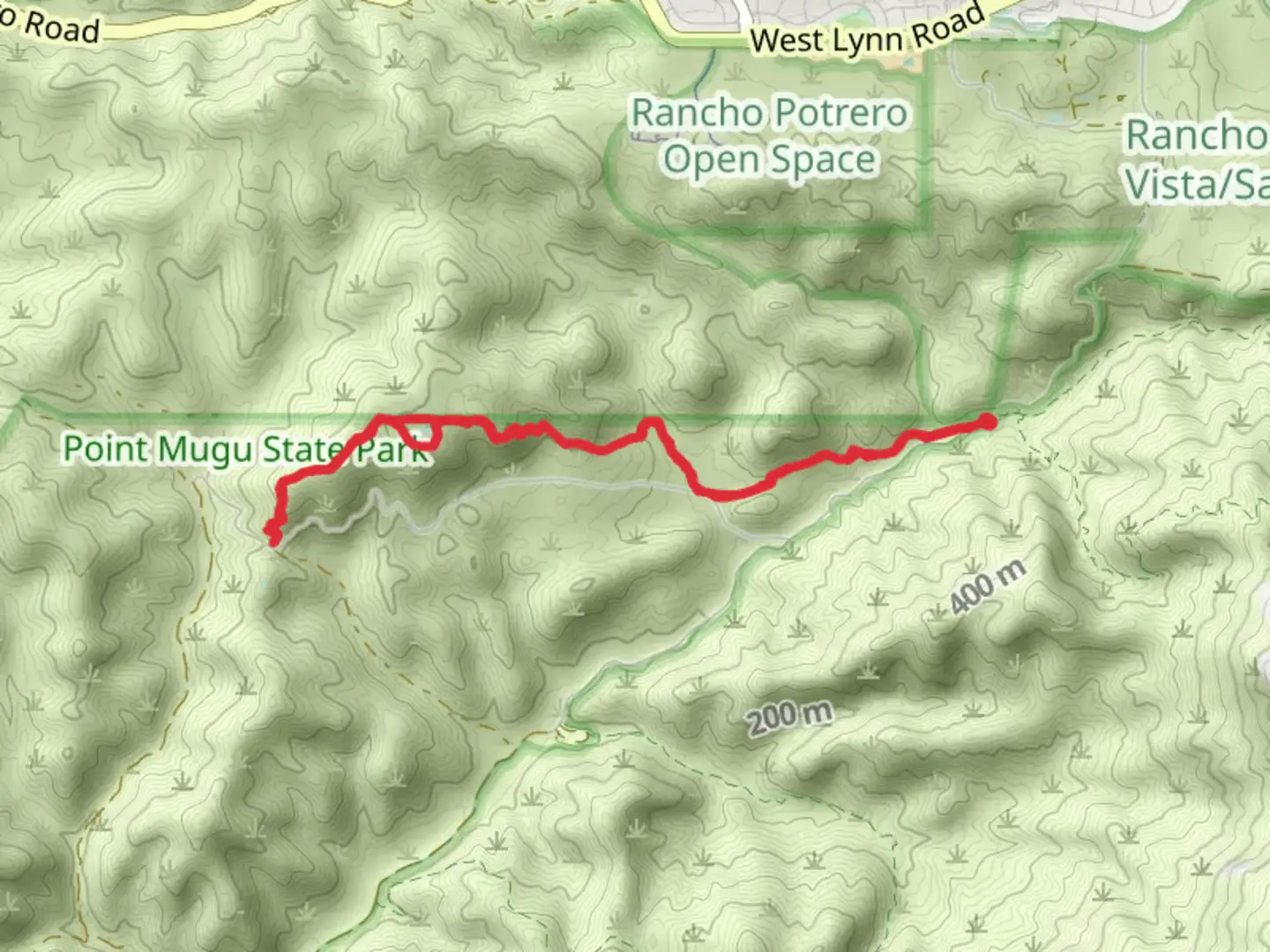 An image depicting the trail Hidden Pond Trail and its surrounding area.