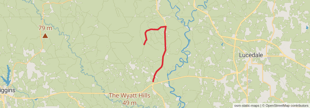 American Perimeter Trail - The South Primary stage 35 Map