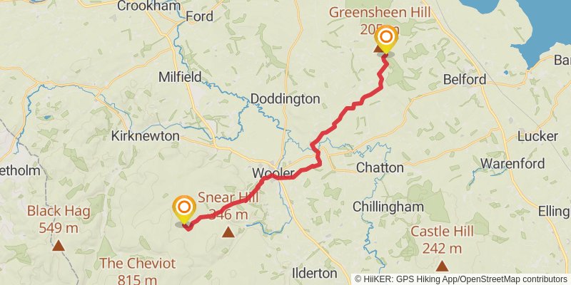 Alternative Coast to Coast stage 17 Map