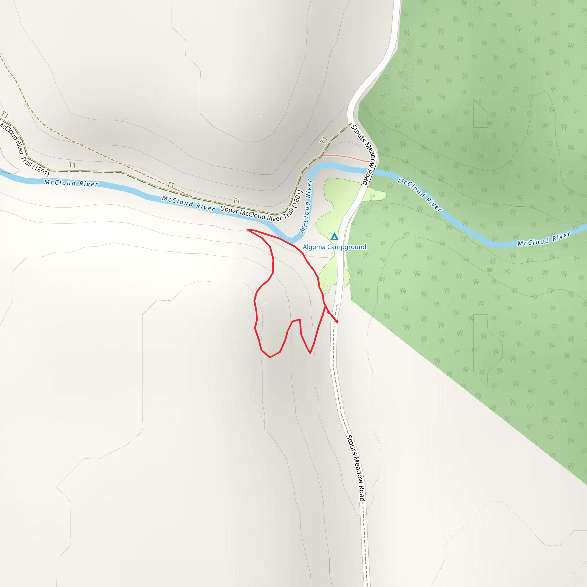 Algoma Nature Trail mobile static map