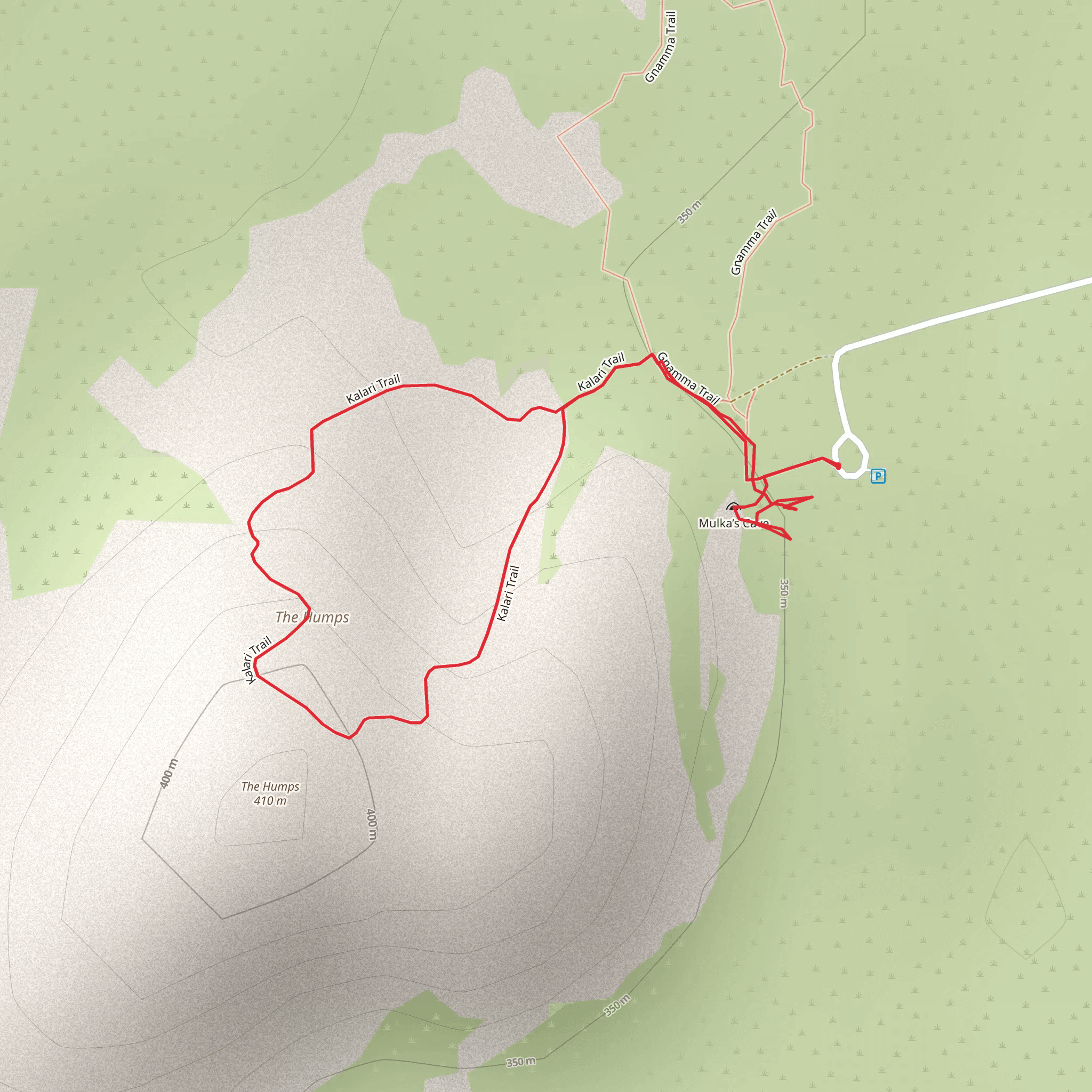 Kalari Trail mobile static map