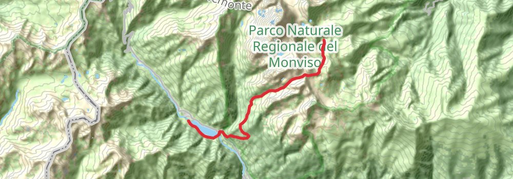 Grande Traversata delle Alpi stage 43 Map