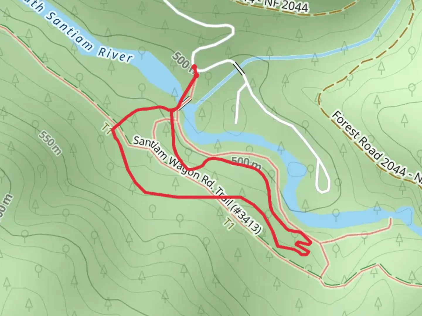An image depicting the trail House Rock Loop Trail and its surrounding area.