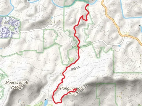 Hanging Rock via Indian Creek Trail