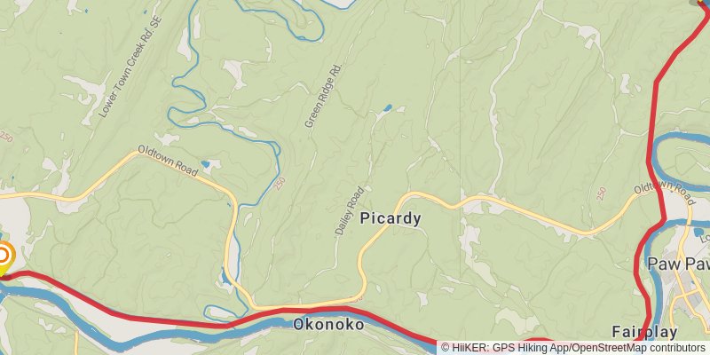 American Discovery Trail North Route stage 24 Map