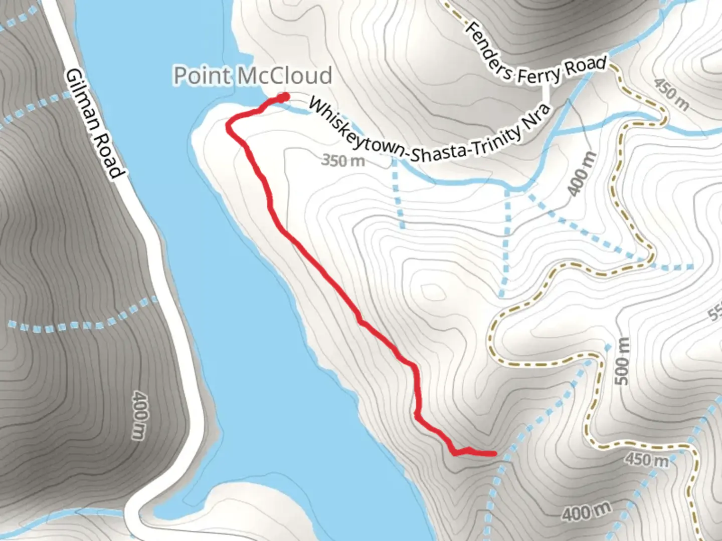 An image depicting the trail Samwell Cave Trail and its surrounding area.
