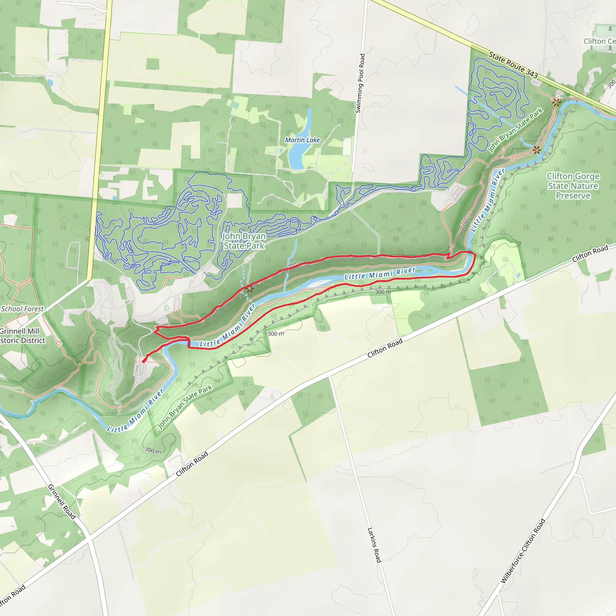 South Gorge and Orton Memorial Loop mobile static map