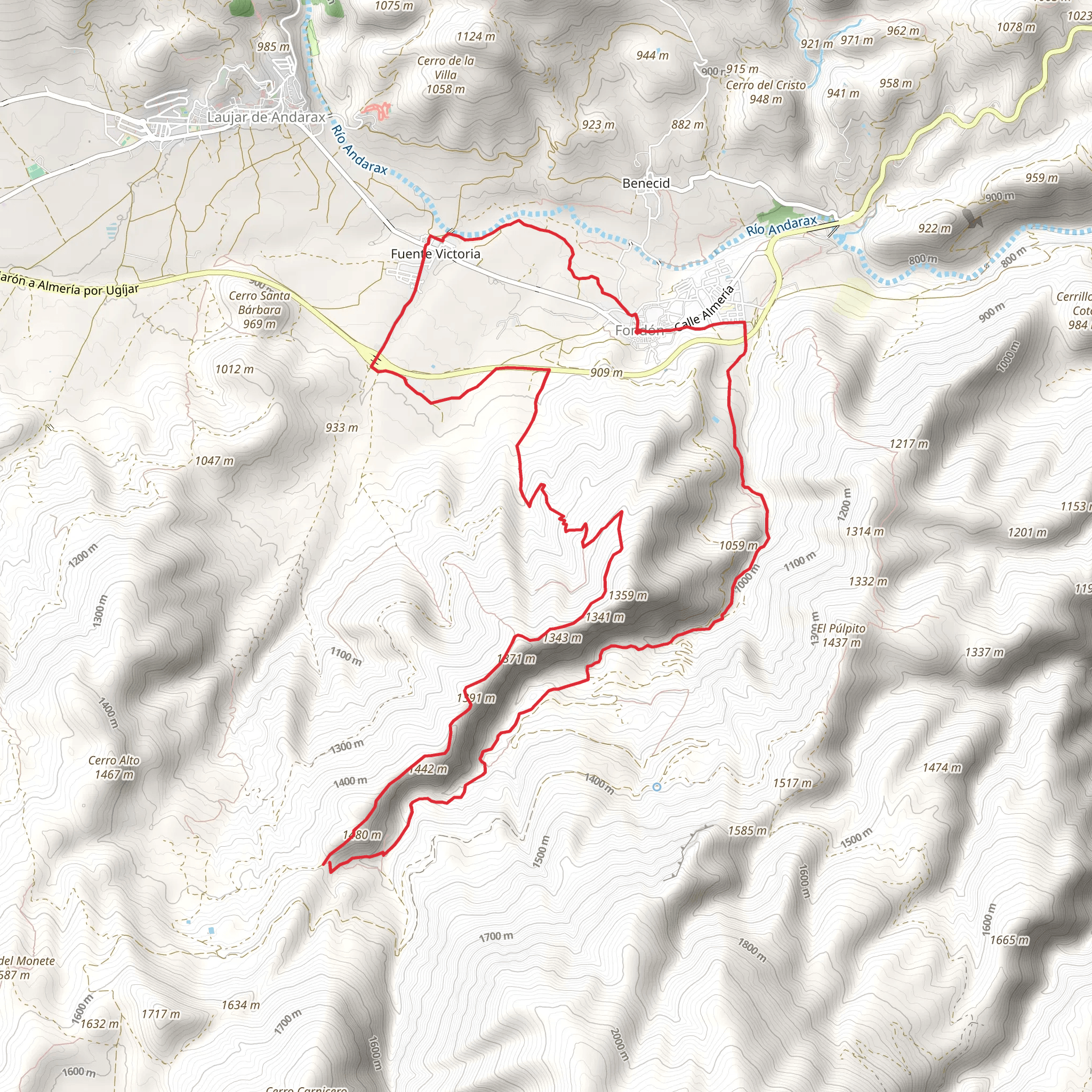 El Chaparral - About the Place PR A 203 mobile static map