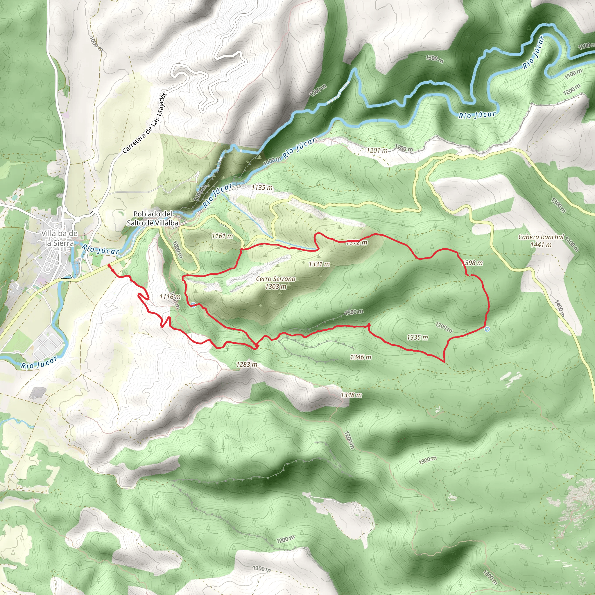 Santa Maria Ravine and Piedra Yunque PR CU 33 mobile static map