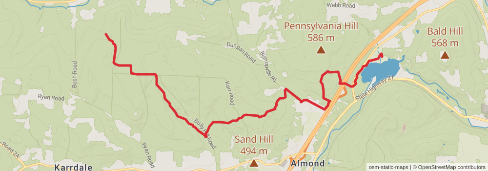 American Perimeter Trail - Northern Appalachian Primary stage 39 Map