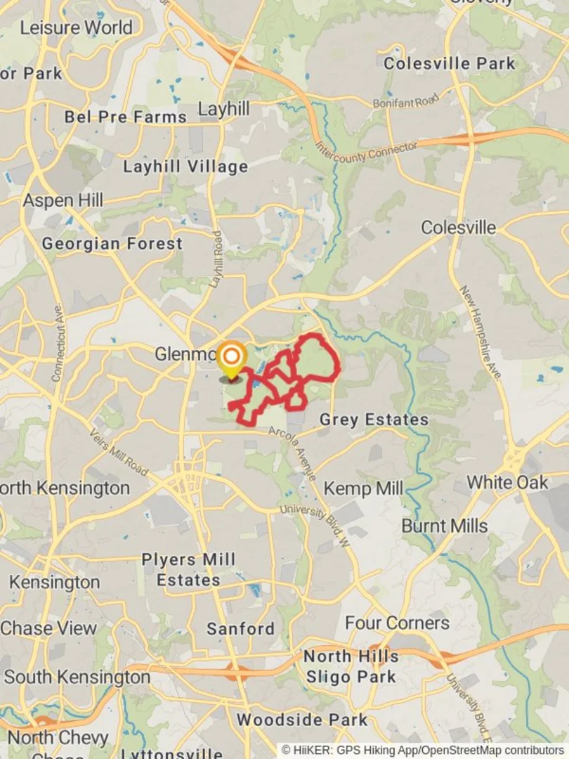 Pine Lake Wheaton Regional Park Loop Montgomery County Maryland